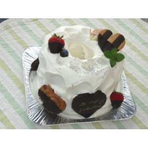 画像: ホワイトディのシフォン飾りセット　23ｃｍ